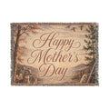 Woven Blanket — "Happy Mother’s Day" Vintage Scenic Throw
